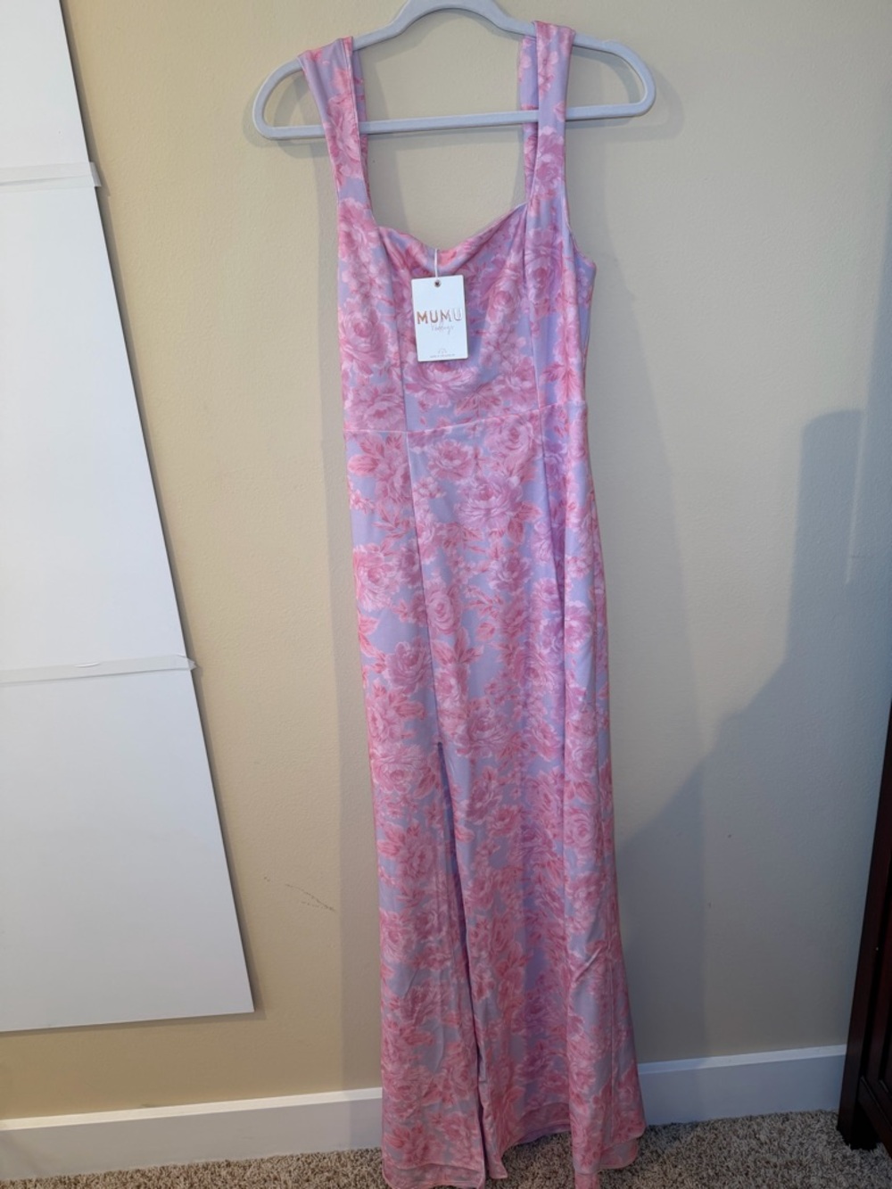 Show Me Your MuMu Pink Floral Maxi Dress